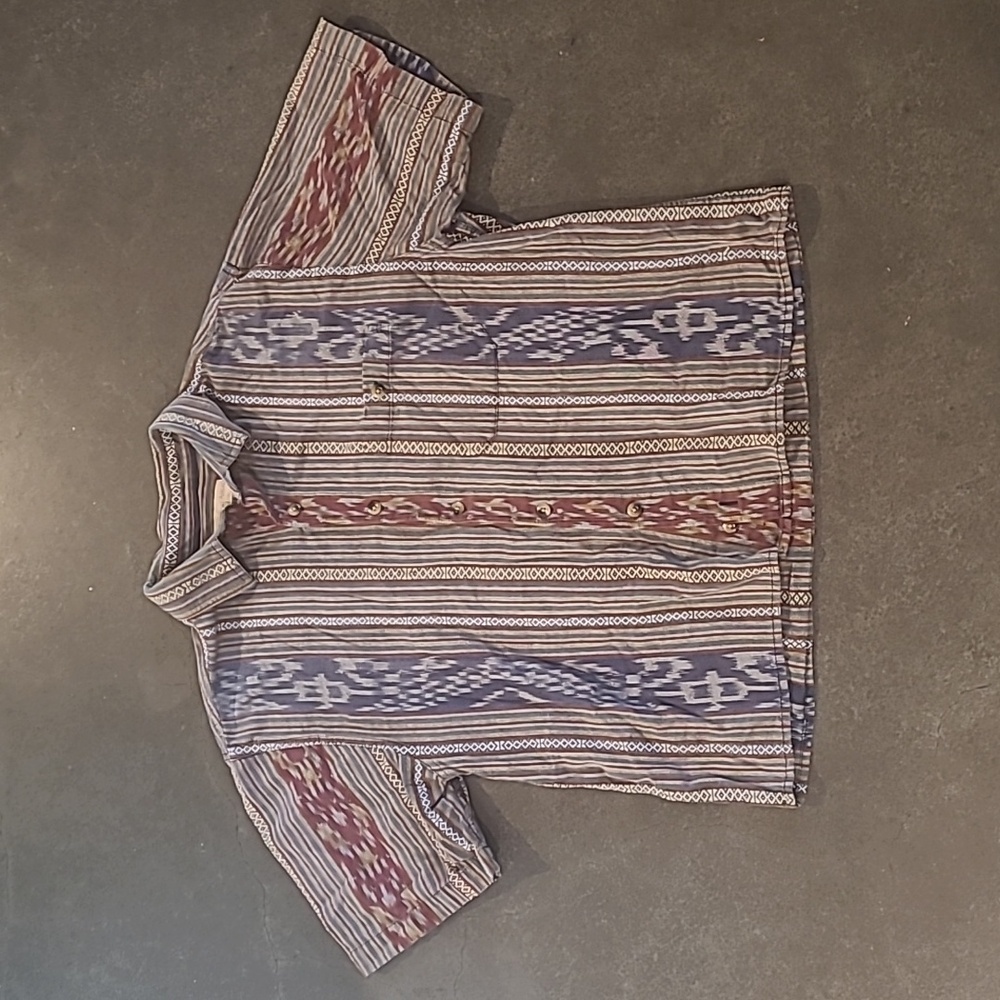 The Territory Ahead Ikat Button Down Shirt